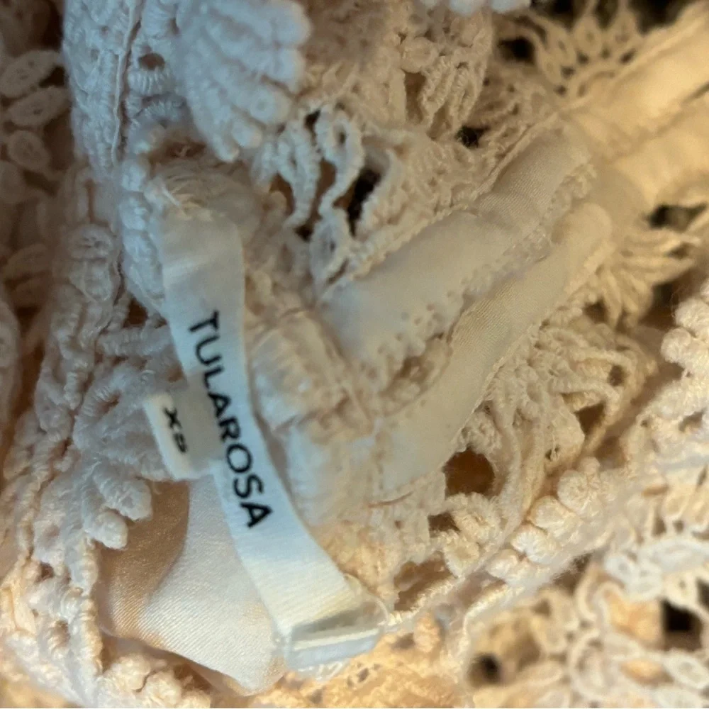 Revolve Tularosa Short Lace PomPom Dress - Picture 6 of 9